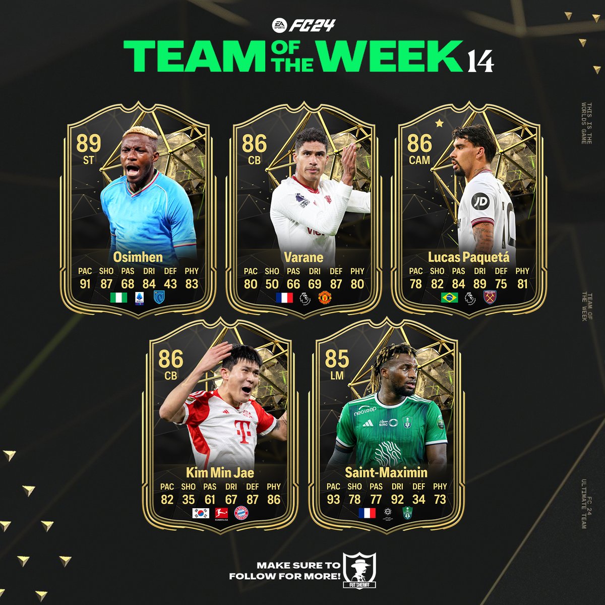 FUT Sheriff - 💥Militao 🇧🇷 is in TEAM OF THE YEAR✅️