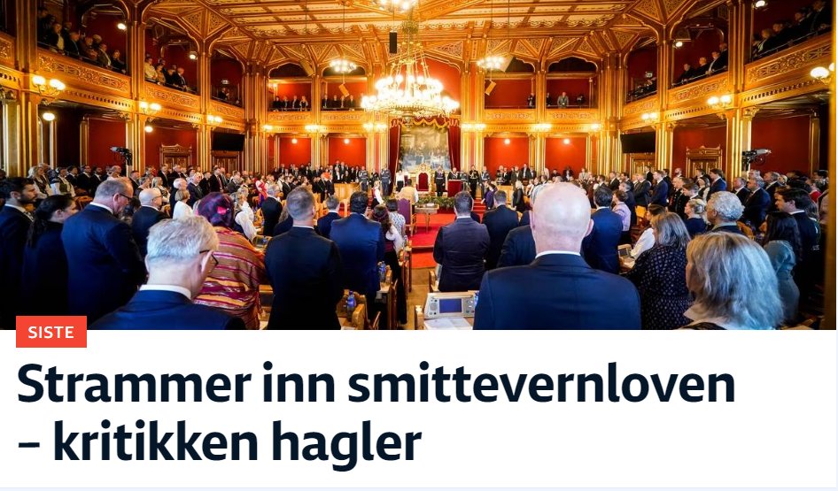 VidarThK's tweet image. Slik går no dagan, Norsk Rikskringkasting stadfestar nok ei krise. Om ei uke e allting glømt. 
#Who #Storting #demokratur