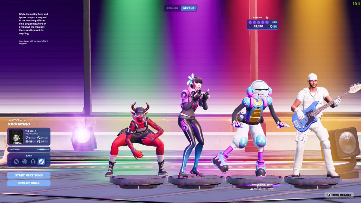 KVavrousek's tweet photo. @FortniteStatus Im playing on Pc, and every time i press to open map while waiting for another song to play (here in the pic) 
i was playing with my friend when it happened. All i could do was ping somewhere on a map and here the ping. But the map didnt show - https://t.co/GiD6zNwcW6