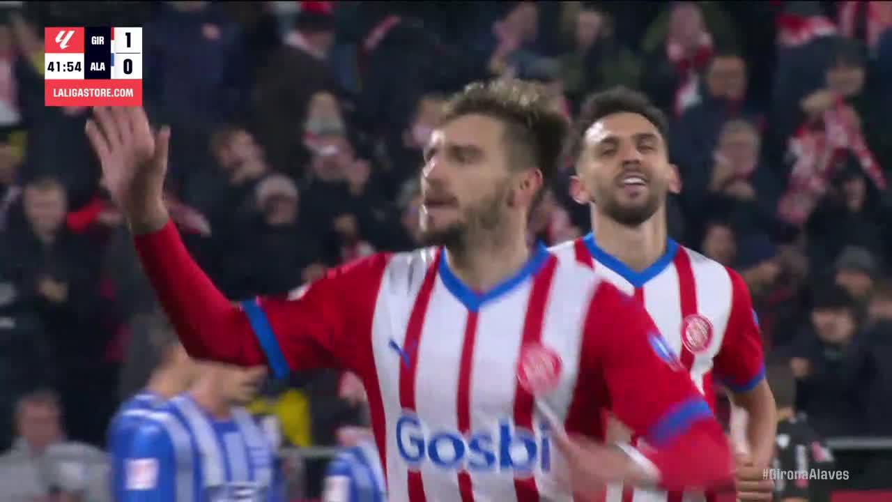 A BEAUTIFUL FINISH BY PORTU TO GIVE GIRONA A 2-0 LEAD 🔥