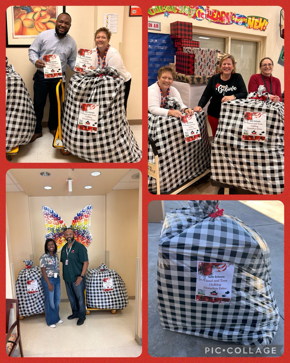 Thank you <a href="/Gove_Elementary/">Gove Elementary</a> @AnnickCharlot (Roosevelt El) and <a href="/BelvedereBees/">Belvedere Elementary</a> for allowing <a href="/SafeSchools_PBC/">SafeSchools_PBC</a> to bless your students and staff with this donation. Your service and commitment to your staff and students is greatly appreciated. #MoreToCome #HappyHolidays ❤️🎁