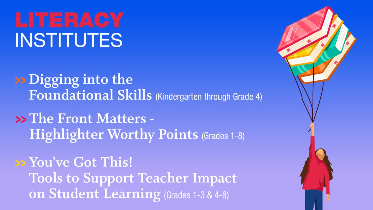 OECTAProv's tweet photo. #CatholicTeachers - registration for our 2023 Literacy Institutes is open!

If you’re looking for support in the practical implementation of Ontario's new Language Curriculum (Gr. 1-8), check out our fall session descriptions w/the link below!👇
https://t.co/HEGzXAhFXm https://t.co/EER6nGfyqM