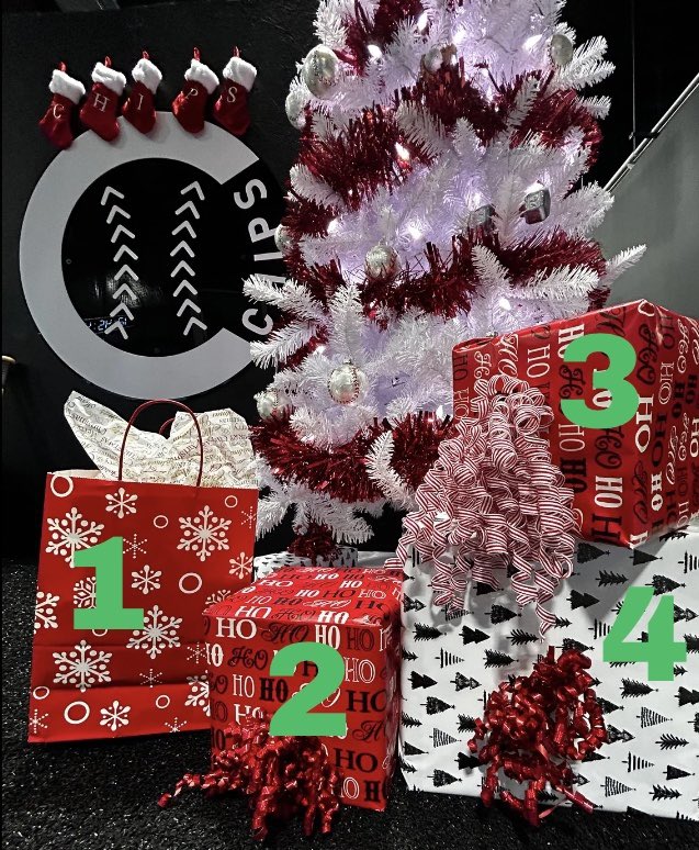 CHRISTMAS GIVEAWAY SEASON!

How to enter:
1. Follow us!
2. Retweet!
3. Pick the number of the present you want &amp; tag 3 friends!

Winners will be announced on Christmas morning! 🎅🏽🎄