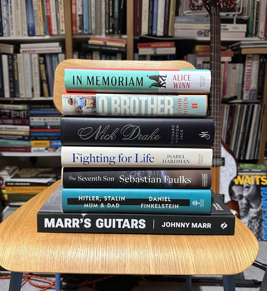 Here are my favourite books of 2023. These were all exceptional company 🙏 @Dannythefink @Johnny_Marr @SebastianFaulks @IsabelHardman @estellecostanza