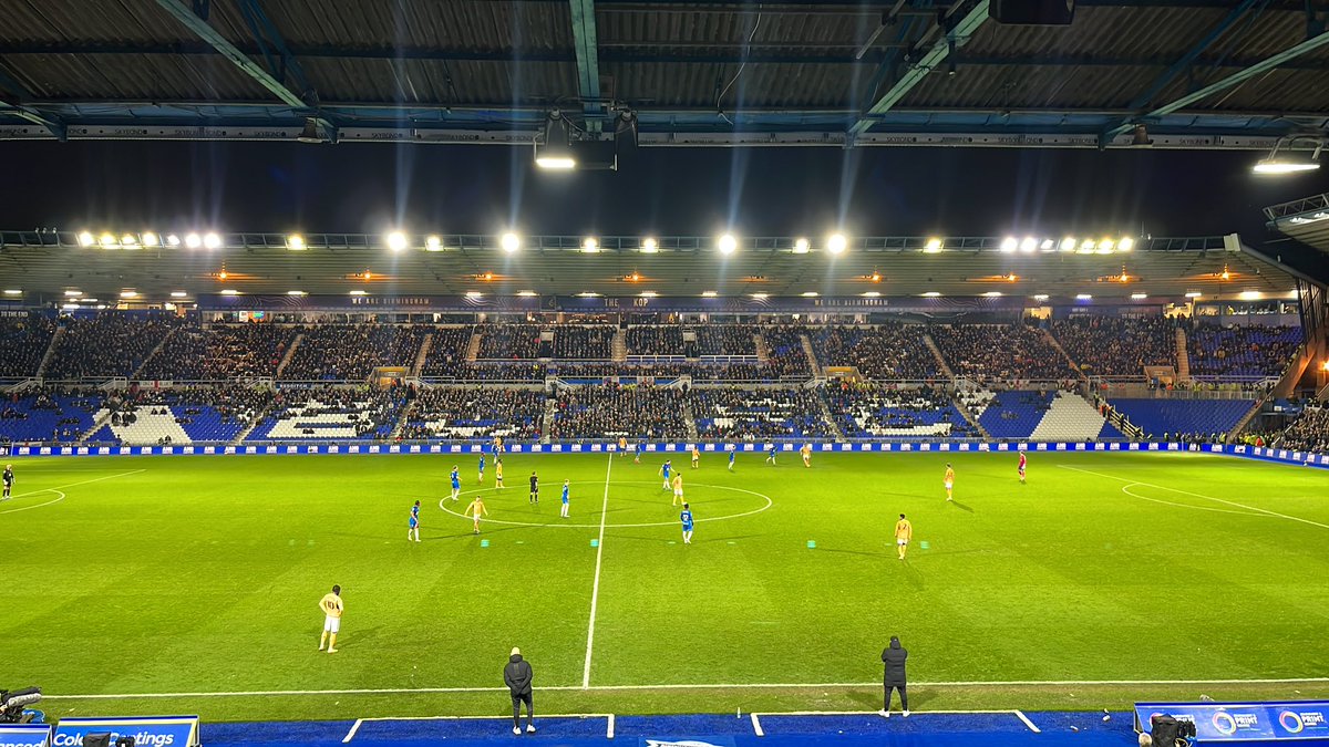 At Birmingham v Leicester tonight. Good to see Rooney’s boys playing to win but the Foxes are lightning on the break! Very very quick. The pace of their counters is a joy to watch ⚡️