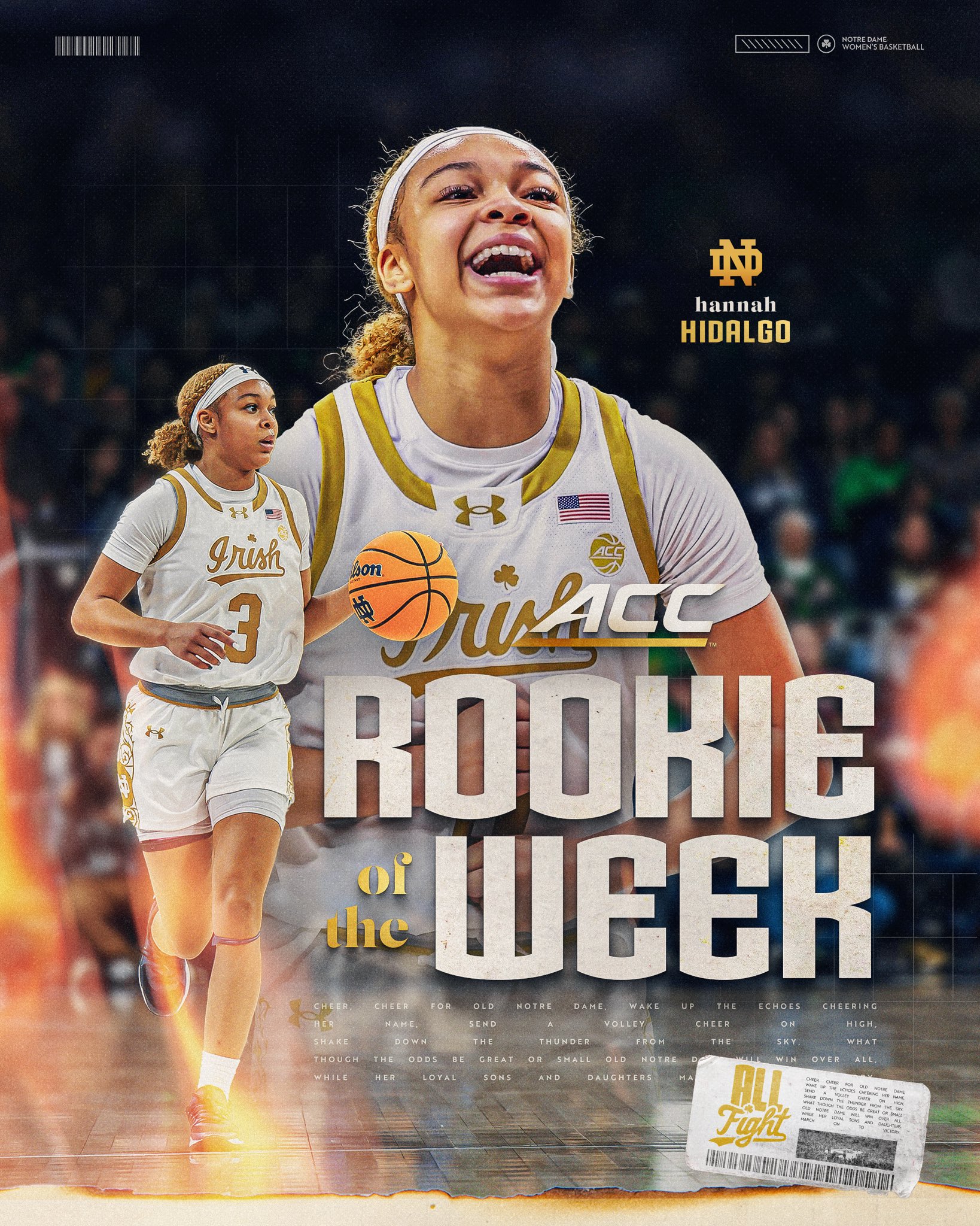 Notre Dame Women's Basketball on X: Sunday at 10:45a.m. join us