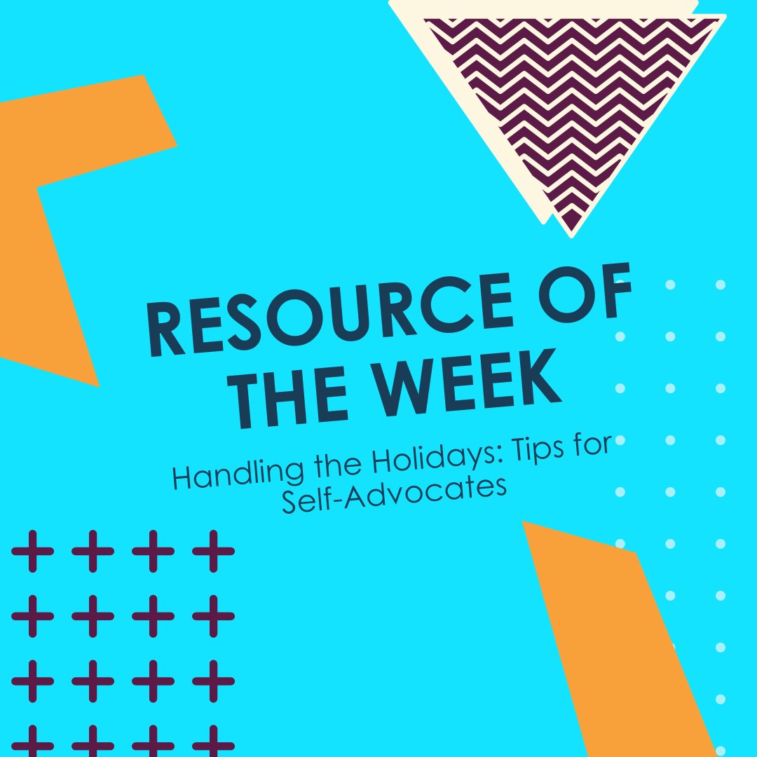 With the #HolidaySeason upon us, we thought some tips for #SelfAdvocates on how to handle the holidays might be helpful. Check out ASDNext's #ResourceOfTheWeek here: cstu.io/59164c 🎄🎊🎁🕎

#ASDNext #ASERT #Neurodiversity #HolidaysOnTheSpectrum #ASD