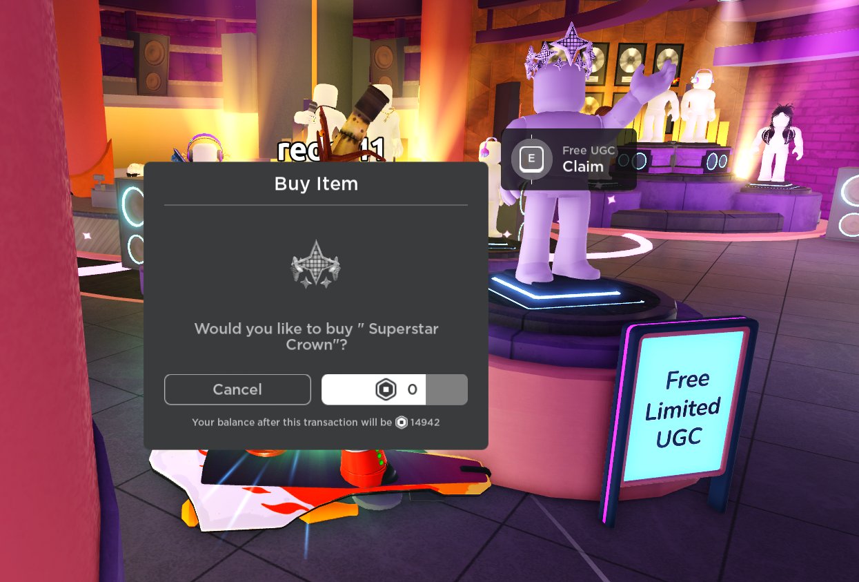 Just created a game that allow buying items and ugc and passes
