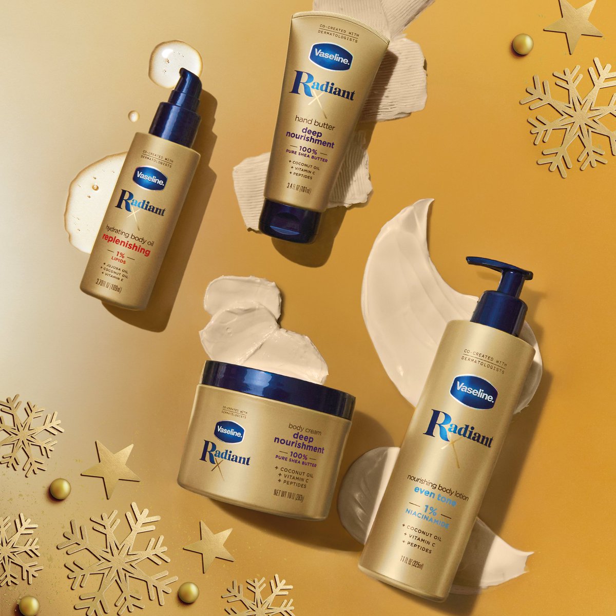 Is gorgeous, radiant skin at the top of your holiday wish list?✨🎁 Meet the new Vaseline Radiant X skincare collection with four products guaranteed to help your skin shine as bright as a Christmas tree🎄​ #Vaseline #RadiantX #BodycareProducts #HolidayGiftGuide #HolidayWishList
