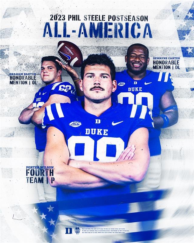 We had three on Phil Steele’s All-America list! 😈