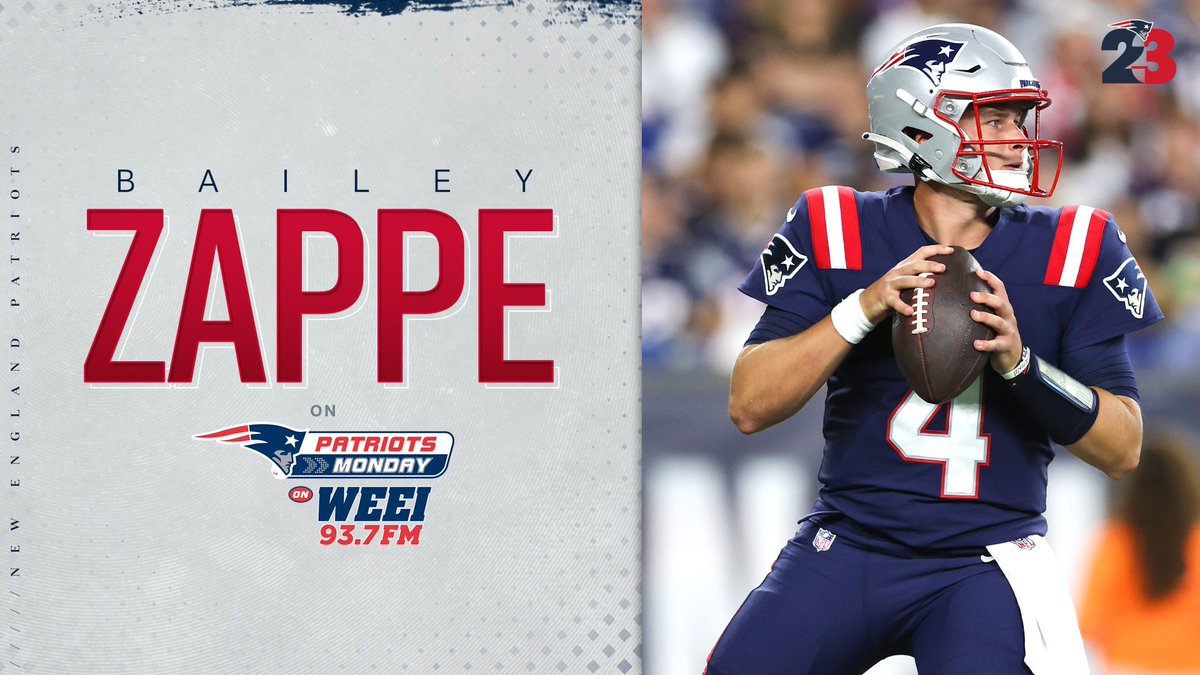 'It's up to us as players to go out there and execute.' Bailey Zappe joined WEEI's @JonesandMego Show to discuss the loss to the Chiefs, working on the finer details & reducing mental errors, as well as turning the page to the Broncos. Full interview: patriots.com/audio/bailey-z…