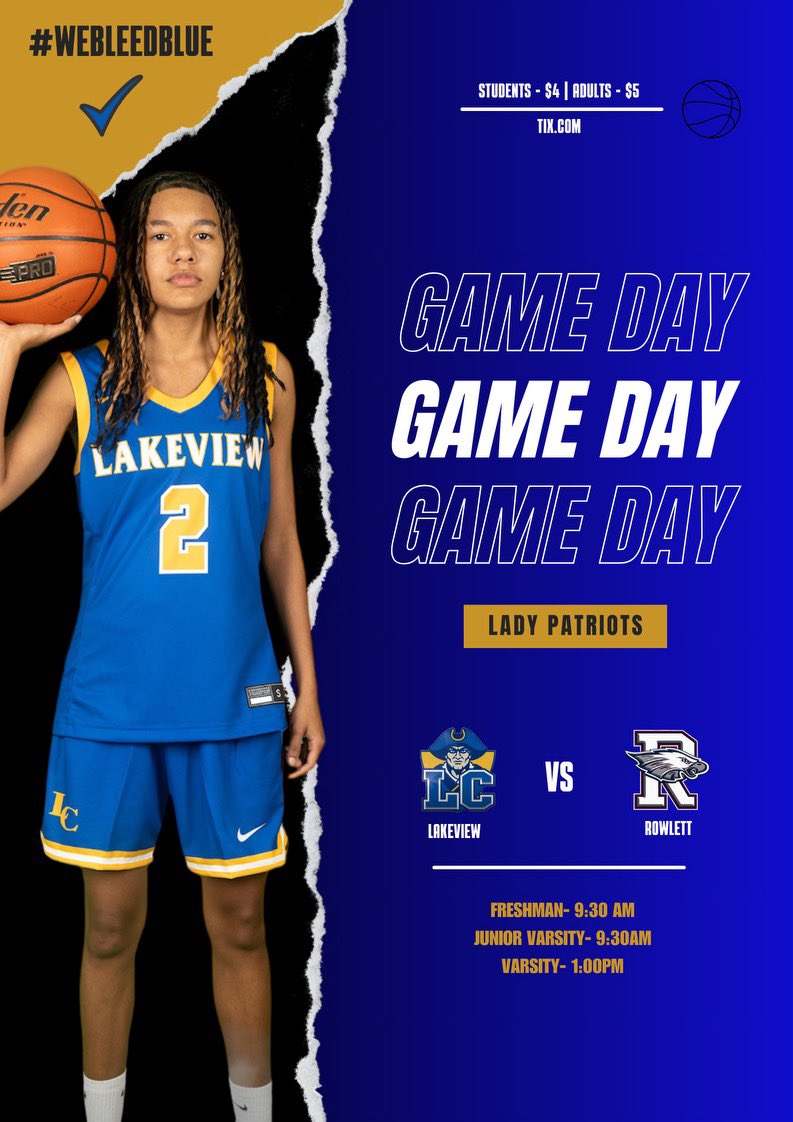 LCGirlsBasketball (@lchsgbball) on Twitter photo GAME DAY TUESDAYS! Come out and support our Lady Patriots as we compete against Rowlett HS <a href="/LCHS/">Lunahomelandsecurity</a>! We look forward to seeing all of our patriots fans in the crowd tomorrow on Tuesday, December 19, 2023 at 1:00PM! ⭐️ #WEBLEEDBLUE GAME DAY TUESDAYS! Come out and support our Lady Patriots as we compete against Rowlett HS <a href="/LCHS/">Lunahomelandsecurity</a>! We look forward to seeing all of our patriots fans in the crowd tomorrow on Tuesday, December 19, 2023 at 1:00PM! ⭐️ #WEBLEEDBLUE