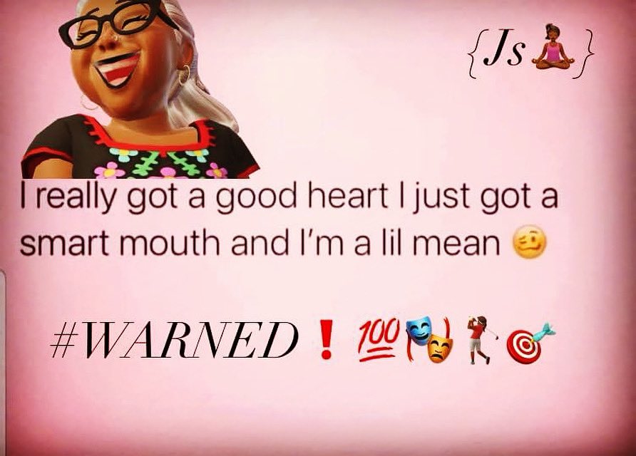 💕Let’s Be CLEAR & UNDERSTOOD💯
#UnapologeticallyME❗️
#AuthenticallyME❗️
#ItsDaWIDOWInME❗️
#IMatchENERGY❗️ #IFeelVIBES❗️
#Outspoken❗️ #REALEST❗️
#UGetWhatGive❗️ #PERIOD❗️
#DONTTryME❗️ #DONTFWME❗️
#IBITE❗️ #ItsDEADLY❗️ “Js”..🤷🏾‍♀️💯
#WIDOWStyle❗️❣️🕷️💭🤞🏾💪🏾🥶🎭
#IMAPisces❗️💕♓️💯👏🏾☺️