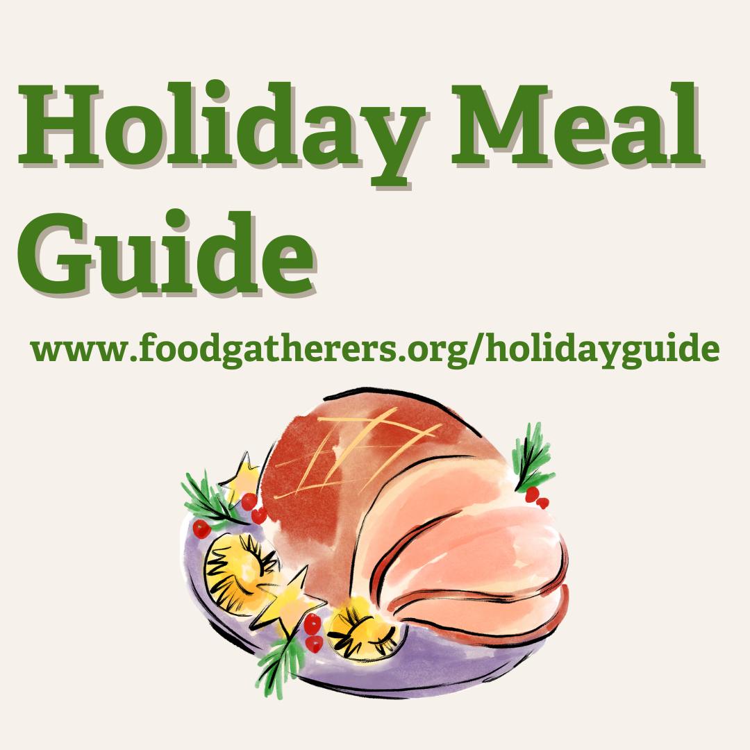 Looking for a warm meal over the holidays? These local programs are open to everyone. Please help spread the word! foodgatherers.org/holidayguide