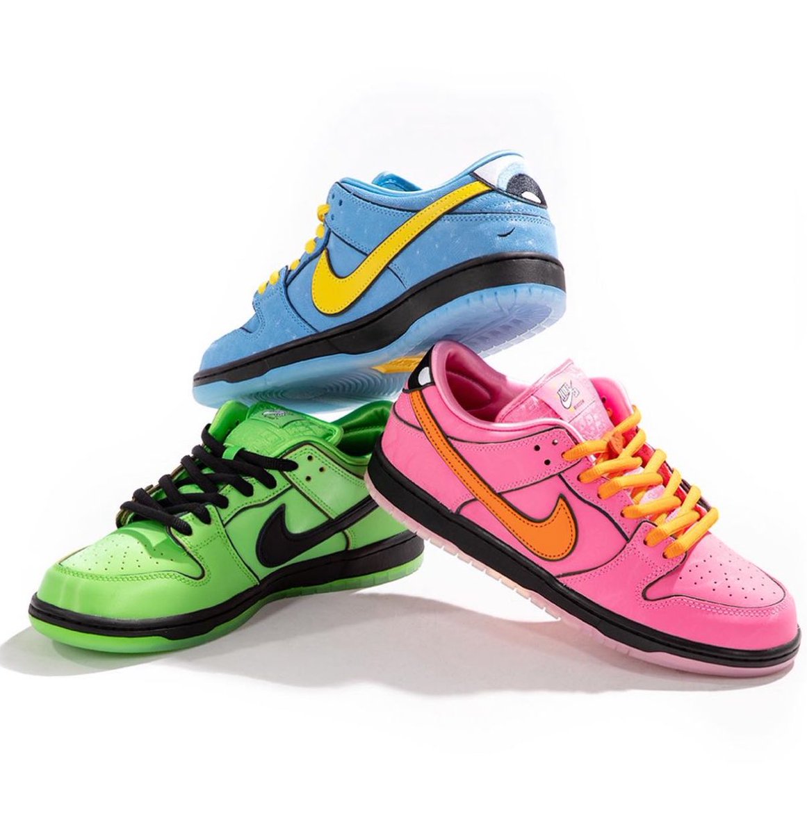 Online Raffle via Berrics 💥🌈 Powerpuff Girls x Nike SB Dunk Low => bit.ly/40nVlei