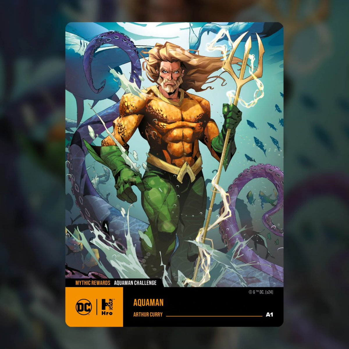 To celebrate the release of @wbpictures and @dcofficial's @aquamanmovie , @hrocards launched a brand new reward card with original artwork by me. This is my first official #aquaman piece and it was a blast working on it!Art by me,awesome colors by Pierluigi Casolino #Aquaman2