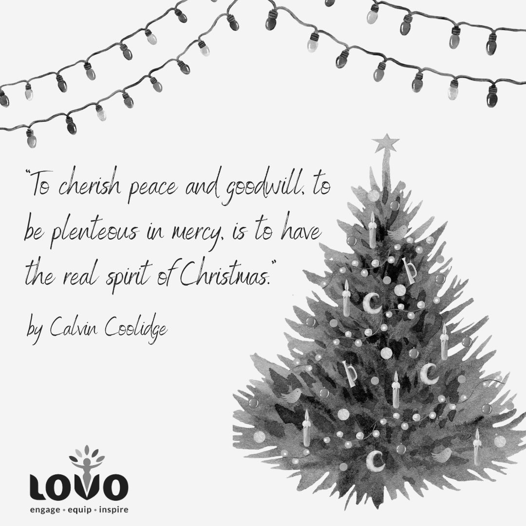 “To cherish peace and goodwill, to be plenteous in mercy, is to have the real spirit of Christmas”by Calvin Coolidge.

#lovocic #LOVO #inspirationalquotes #inspirebylovo #christmasquotes #christmastime #christmas #xmas #xmas2023