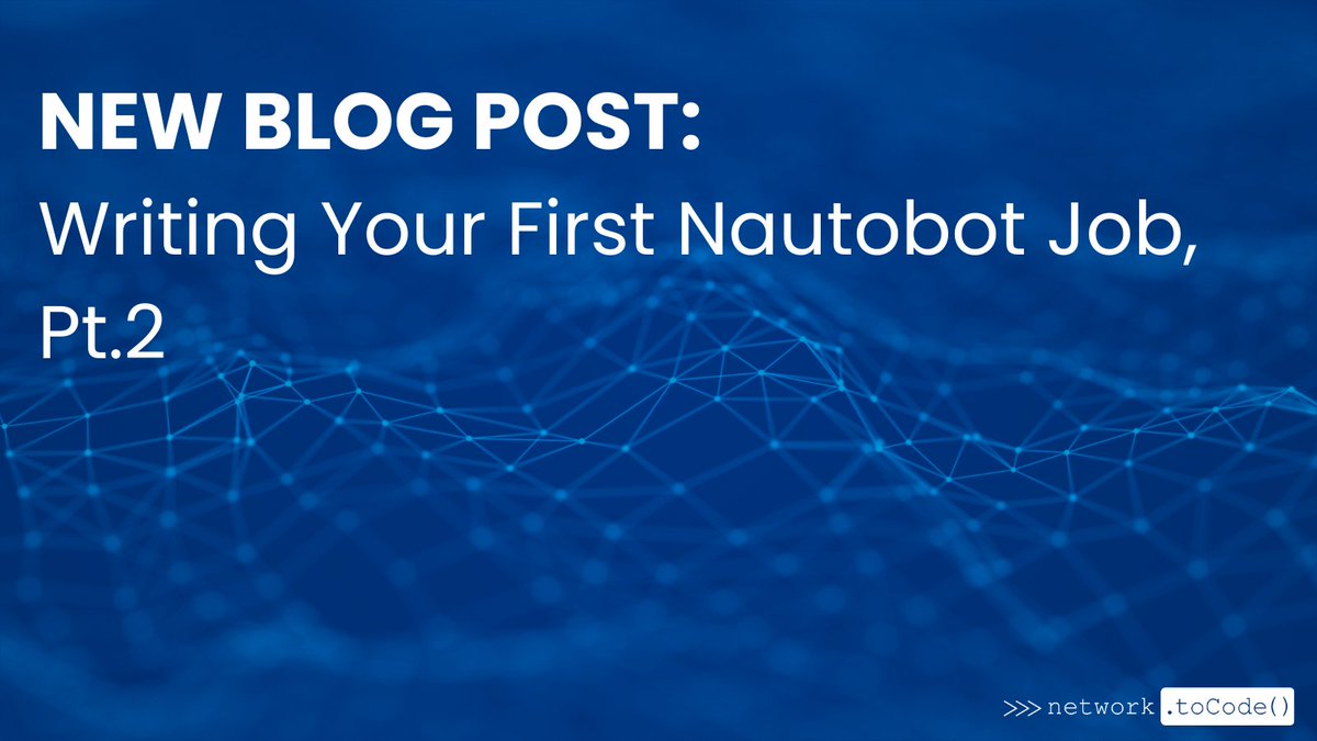 networktocode's tweet image. Unlock the power of Nautobot! 🚀 It&apos;s not just a Network #SourceofTruth; it&apos;s your go-to #networkautomation platform. Dive into part two of our series to master Nautobot Jobs, the key to automating workflows seamlessly within #Nautobot. 🤖

hubs.ly/Q02dkSYW0