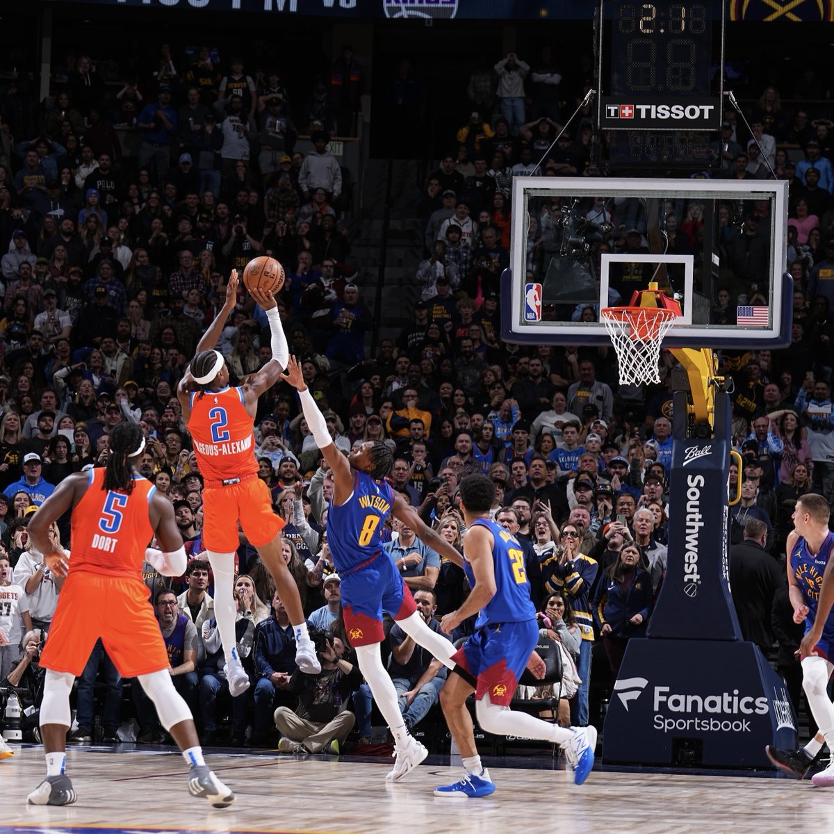 On today’s NBA Pulse @SarahKustok and @Powell2daPeople discuss the Thunder's rise to 2nd in the Western Conference. The Thunder host the Grizzlies TONIGHT, 8:00pm/et on the NBA App! 🔊link.chtbl.com/nbapulse