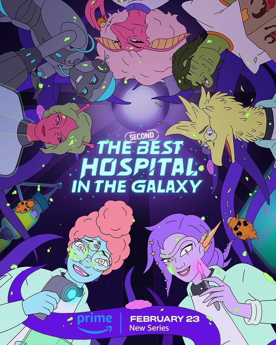 out feb 23! ✨ been working on this show as coproducer and production designer, and am so excited for it to be out in the world soon! so proud of it and of all the incredible people who have worked on it! 💓👽