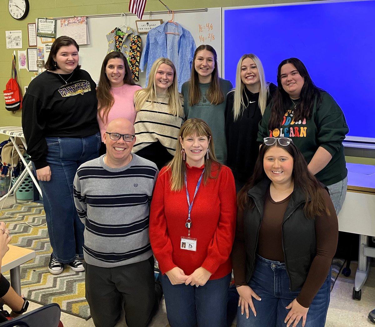 Today, we welcomed back a group of recent <a href="/BF_HighSchool/">Bondurant-Farrar High School</a> grads as guest speakers in our Teacher Academy class. This unique course offers hands-on teaching experiences, allowing students to explore the teaching profession while still in high school. 🍎

#WeAreBondurantFarrar 💙