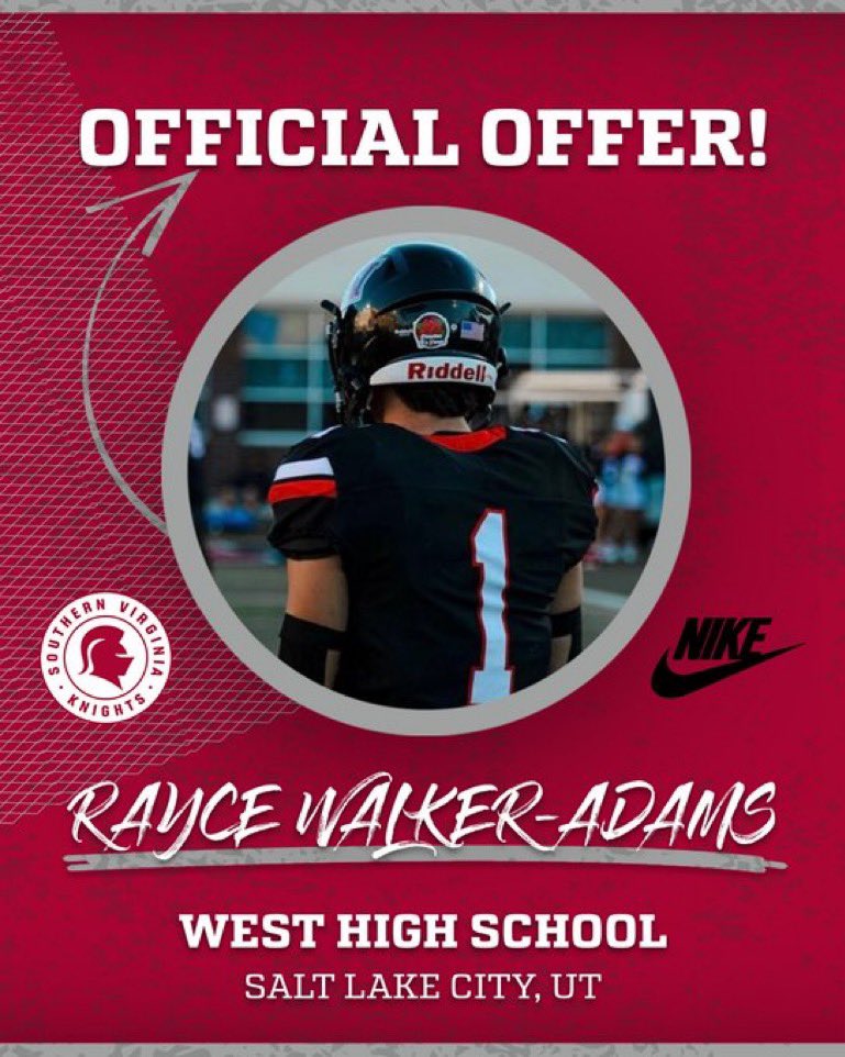I am very blessed and grateful to announce that I have a received an offer to play at @knight_ftbl! @CoachMJMurdoch @coachsolovi @Coach_Brown5 @PantherWest @ARWestJordan @AR_Park_City
