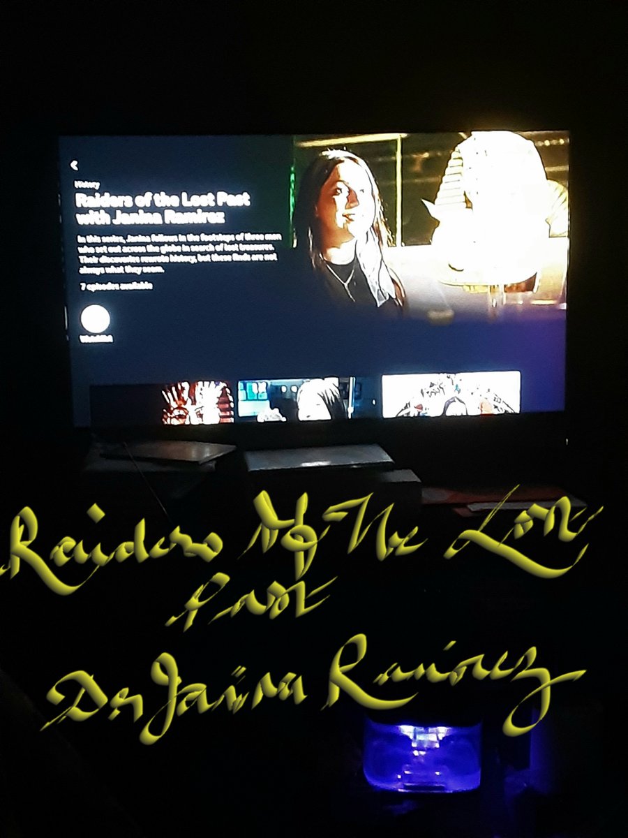 Woohooooooo! #RaidersOfTheLostPast is available on @BBCiPlayer, Nina! Just reliving Tutankhamun ep. Your face descending into one of the tombs has exactly the same expression as mine entering a Neolithic tomb on Guernsey, decades ago. Breathtaking, literally! Xxx @DrJaninaRamirez
