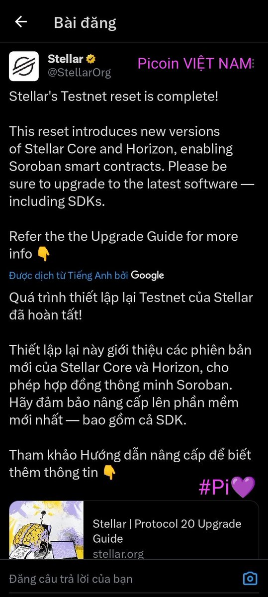 Hang314159's tweet photo. Done ✅
#Stellar
#ProtocolV20
#Pi💜
#PiNetwork https://t.co/3kmdqFShju