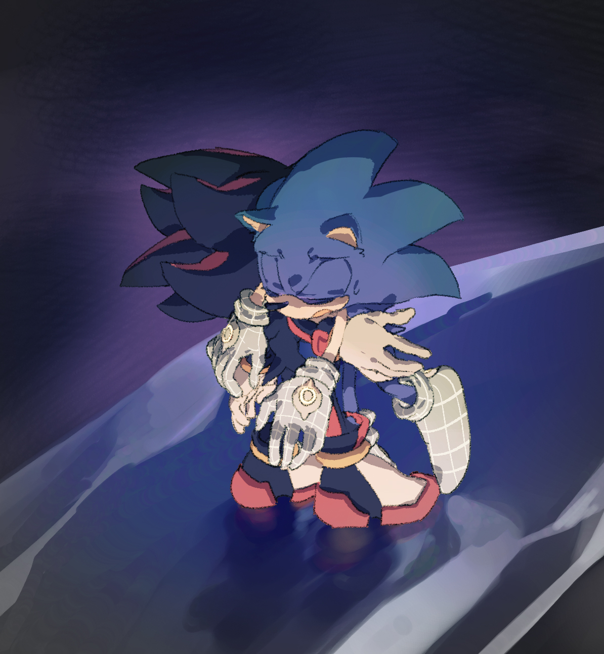 Hi by lightningstar1389  Hedgehog art, Sonic fan art, Sonic and shadow