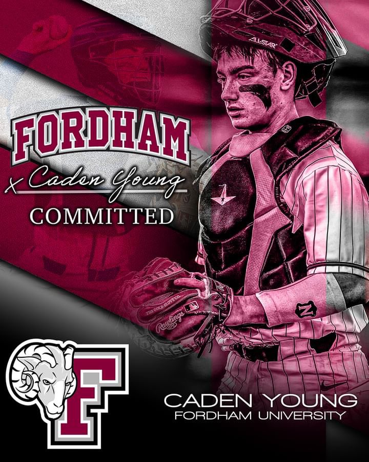 I am honored to announce my commitment to further my academic and baseball career at Fordham University! Thank you to Coach Leighton, Coach Porter and the entire Fordham staff for this opportunity. Thank you to all my teammates and thank you to my family, who have supported me.