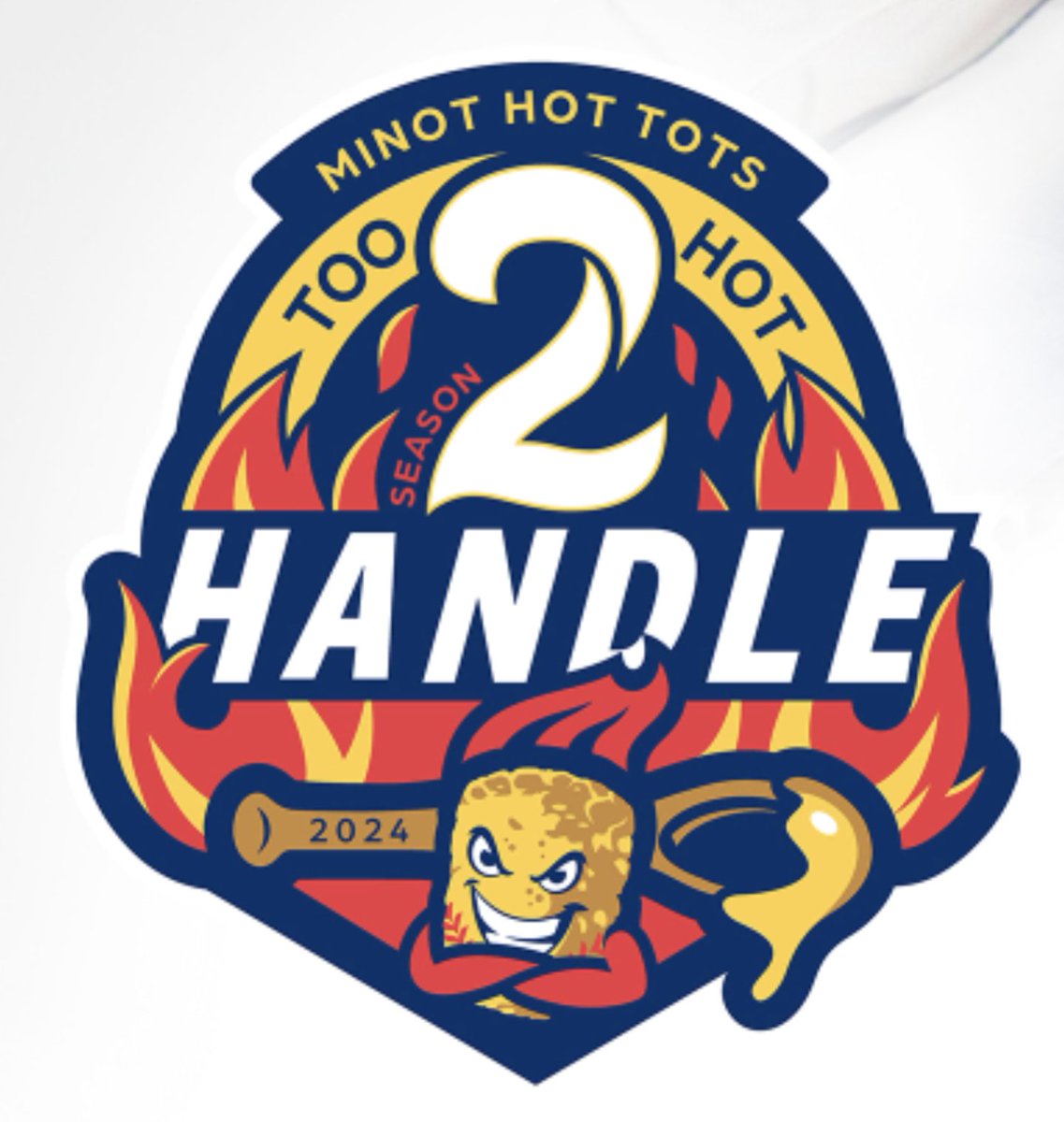 What's better? That there's a baseball team called the Minot Hot Tots or that they'll have a logo commemorating their franchise's *SECOND* season in 2024