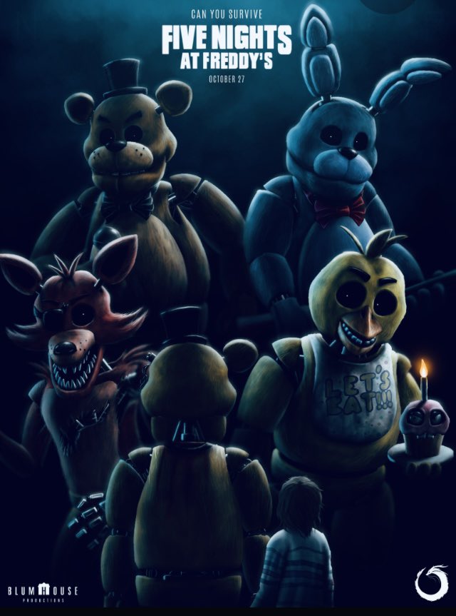 Beautiful poster by Marcos Castillo Silva!  Love seeing how talented our fans are!

 #fnaf #fnafmovie #fivenightsatfreddys #puppet #puppets #puppeteer #puppeteers #freddyfazbear #goldenfreddy #fazbearpuppeteer #fanart #posterart