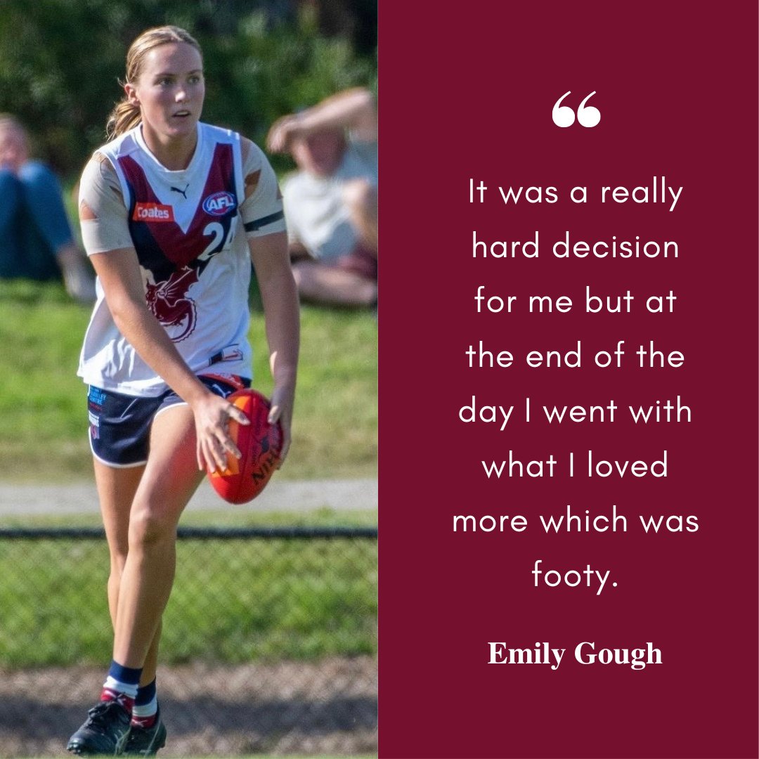 Emily Gough is now a Bomber ❤️🖤

I sat down with the <a href="/essendonfcw/">Essendon AFLW</a> draftee to talk about overcoming shoulder injuries, versatility and her multi-sport background: bit.ly/GoughFeature

#AFLWDraft