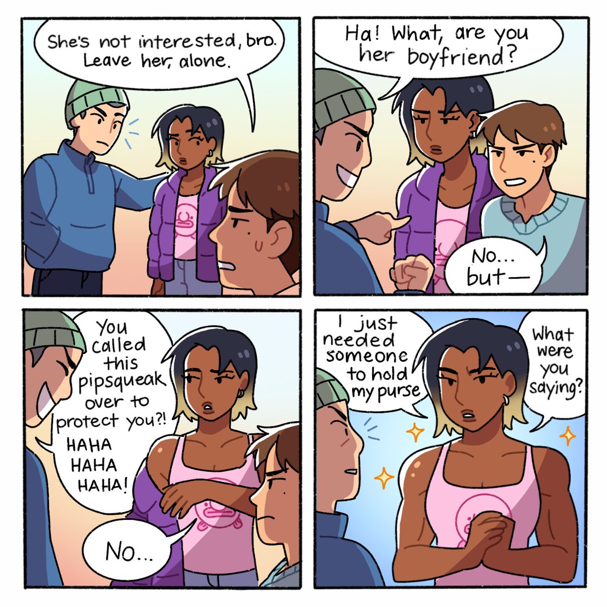 blobbynfriends's tweet image. this is what happens when you assume 😅 #comics