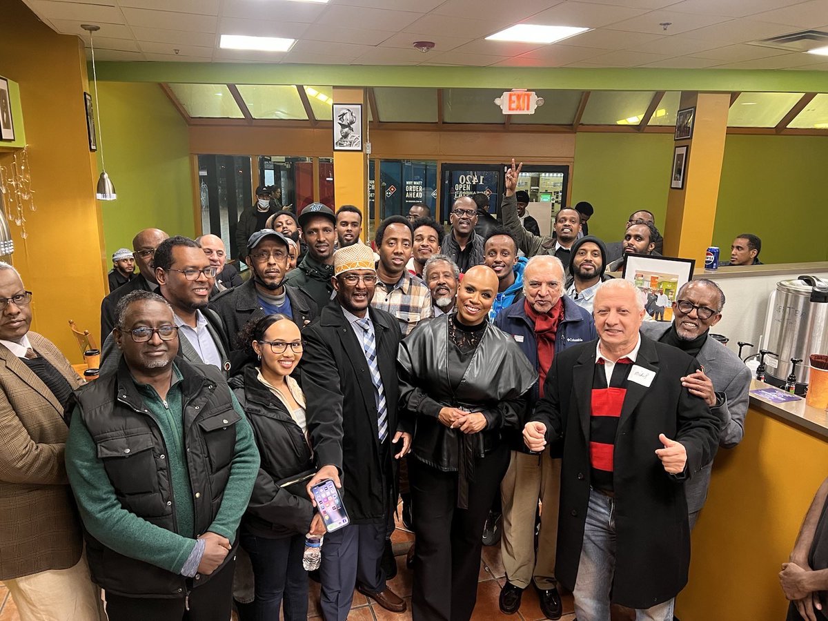 So much love for our fam at Butterfly Falafel, a local Somali-owned small business in Roxbury. Grateful to be in community, at home in the MA-7, & for the opportunity to discuss the issues that matter most to you & how we can make the change we need, together.