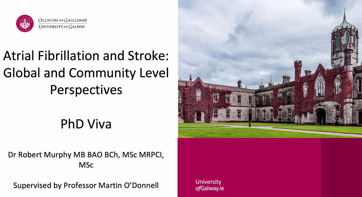 An early start to holiday celebrations having defended my PhD today! Thanks to the excellent examiners @SposatoL @MariaMCostello for a stimulating viva discussion. Thanks to all in @GalwayCMNHS #neurovascular research group who have really taught me research is a team effort! 🎉