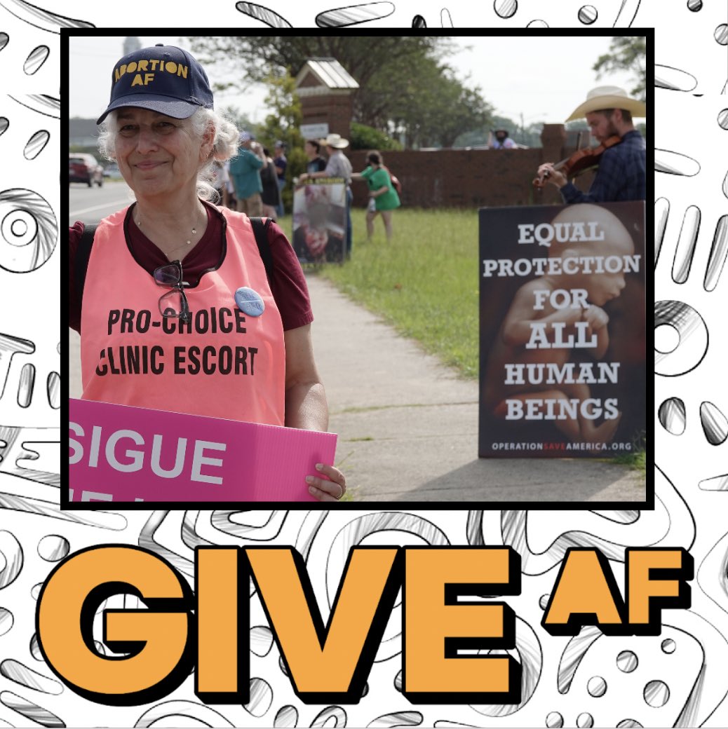 If anti-abortion sidewalk screechers think they can freely spew shittlesmagum, they have another thing coming: US. Donate to AAF ‘cause when harassholes terrorize clinics #WeShowUp to help patients & staff. Gifts made thru Dec 31 will be matched! aafront.org/donate/