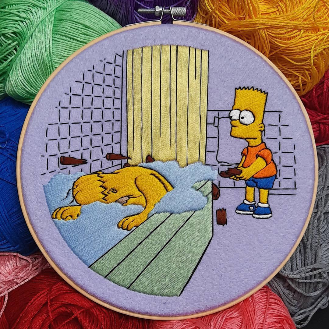 2023/2020 Simpsons embroidery