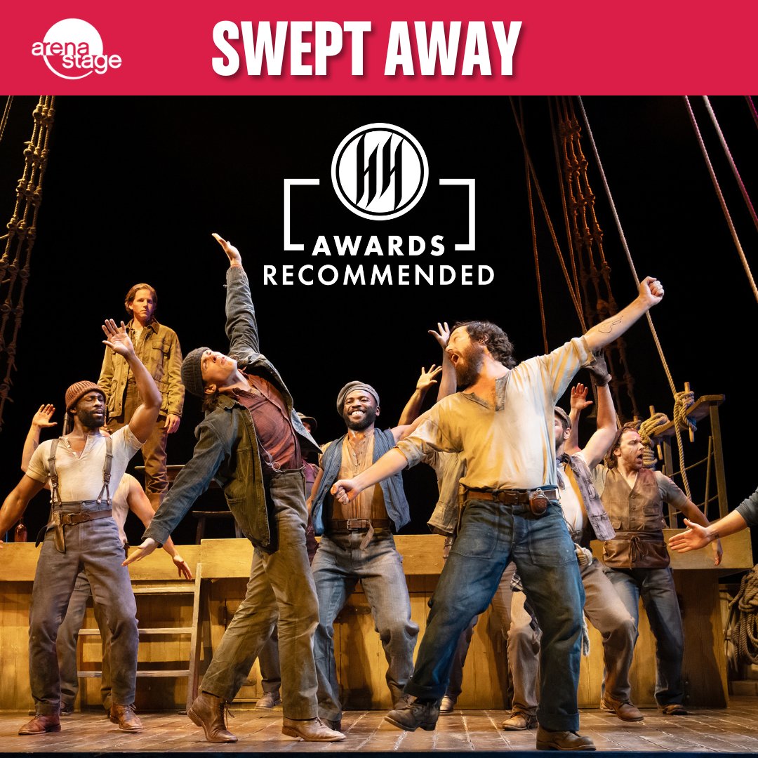 A thrilling voyage indeed! 'Swept Away' is now Helen Hayes Awards recommended!! ⚓

Extended by popular demand through January 14!
🎟️: arenastage.org/sweptaway

#HelenHayesAwards #HelenHayes #TheatreWashington #ArenaSweptAway #SweptAway #ArenaStage #ArenaStageDC
