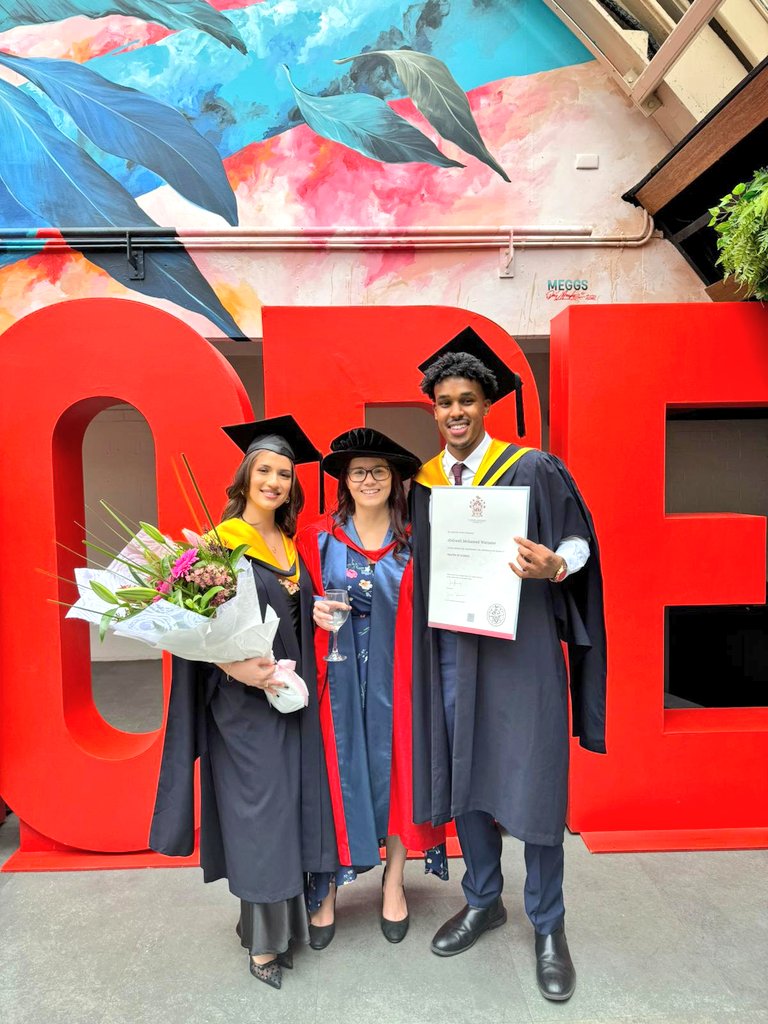 A big congratulations to Maral Baghaei and Abdiweli Warsame for receiving their Master of Science degrees yesterday! It's been a privilege to be your supervisor. I'm so proud of you both, and I can't wait to see what the future has in store for you!! #graduation