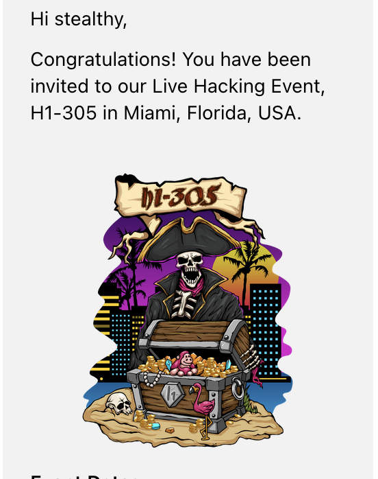 stealthybugs's tweet image. Excited to be participating in H1-305! I&apos;ll be attending virtually to this one. #hackforgood