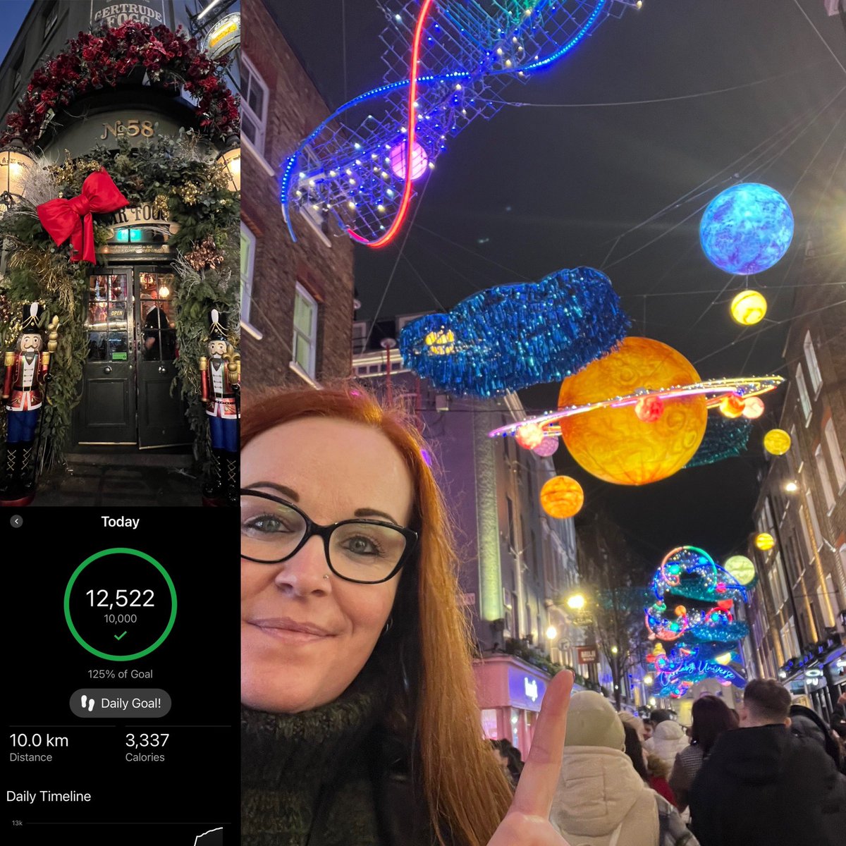 🎄 First day of the #Christmas #Holidays today, and it did NOT disappoint!

👟 +12k #steps = a 10km #walk to #explore the #holiday lights around #London! 

✨ #CarnabyUniverse was my favorite of the day! 

#FitLeaders #FitLeadersUK #mindsetmonday #mondaymotivation…