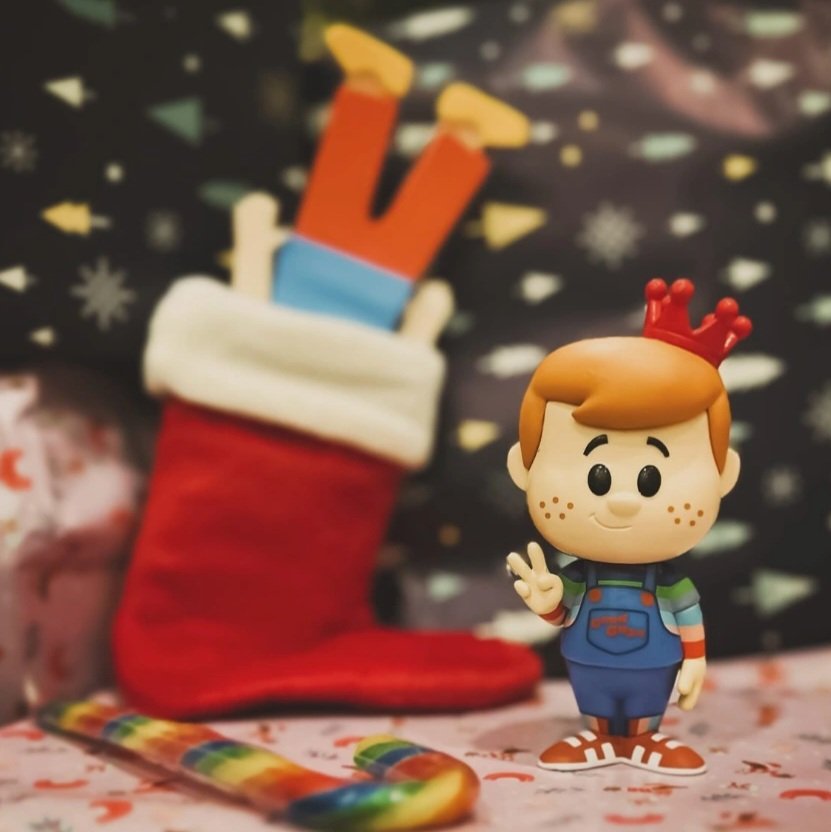 STOCKING STUFFER ✌🏻
#FunkoPhotoADayChallenge 
@originalfunko 
#Funko #funkofestive #funkosoda #freddyfunko #childsplay #chucky #christmas #christmasstockings #candycane #winterfunkoland #freddyfunkosoda #funkofunatic #funkophotography #horror  #funkofeature #stockingstuffer