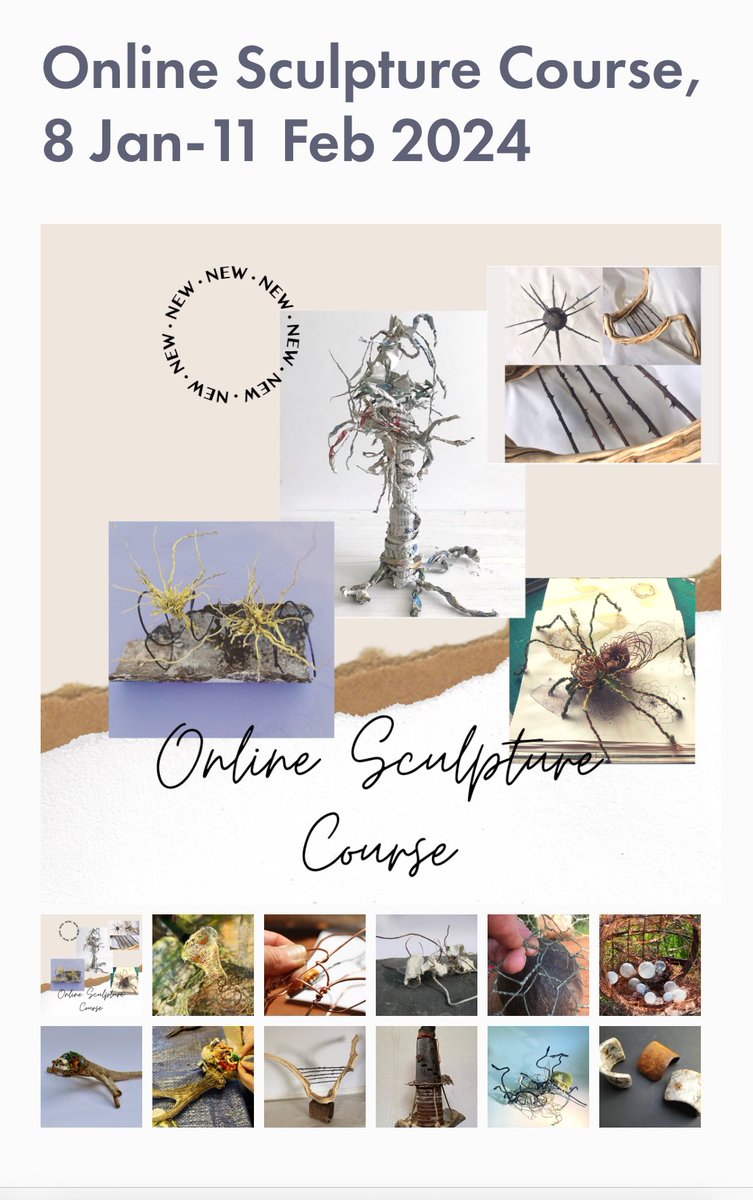 How about a creative Christmas pressie?
fionacampbellart.co.uk/new-products/o…
#sculpturecourse #onlineartcourse #homelearning #getcreative