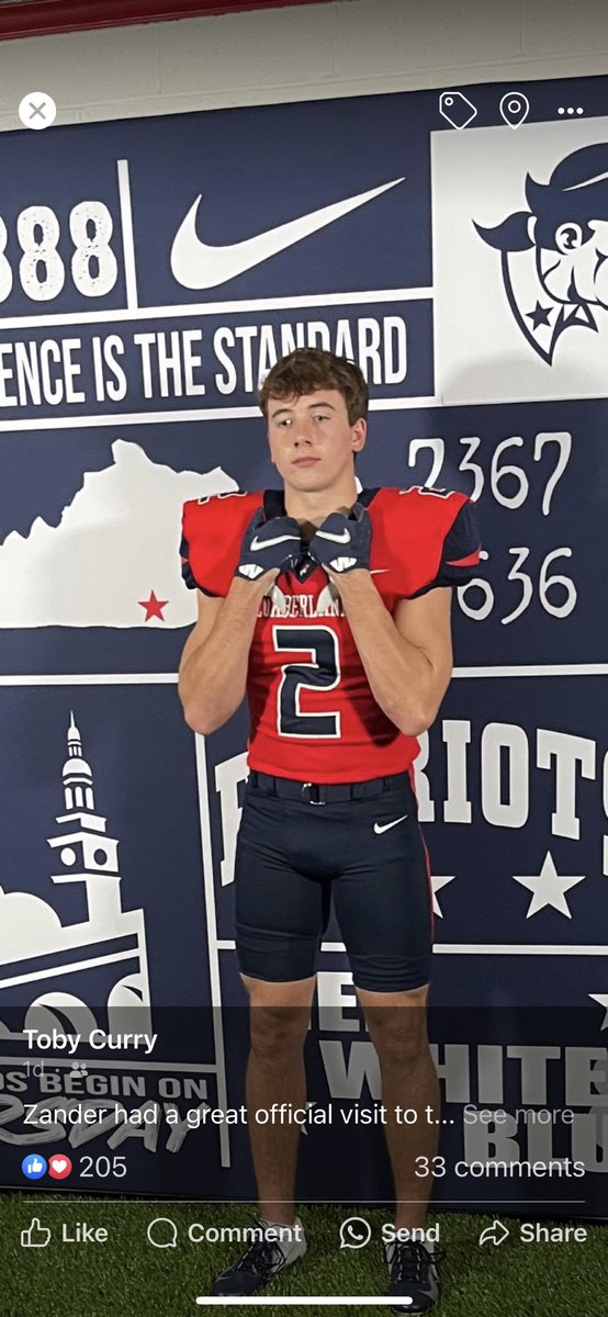 zander_curry2024 (@zandercurry2024) on Twitter photo Great official visit at the Cumberlands Friday! Awesome staff - they are definitely on the RISE! Lots of good things going on down there.
<a href="/StarrThompson20/">Starr Thompson</a> <a href="/Benji_Jae/">Coach JB</a> <a href="/CoachHouse_UC/">Shan Housekeeper</a> <a href="/UCumberlands/">University of the Cumberlands</a> <a href="/RedhoundFball/">Redhound Football</a> Great official visit at the Cumberlands Friday! Awesome staff - they are definitely on the RISE! Lots of good things going on down there.
<a href="/StarrThompson20/">Starr Thompson</a> <a href="/Benji_Jae/">Coach JB</a> <a href="/CoachHouse_UC/">Shan Housekeeper</a> <a href="/UCumberlands/">University of the Cumberlands</a> <a href="/RedhoundFball/">Redhound Football</a>