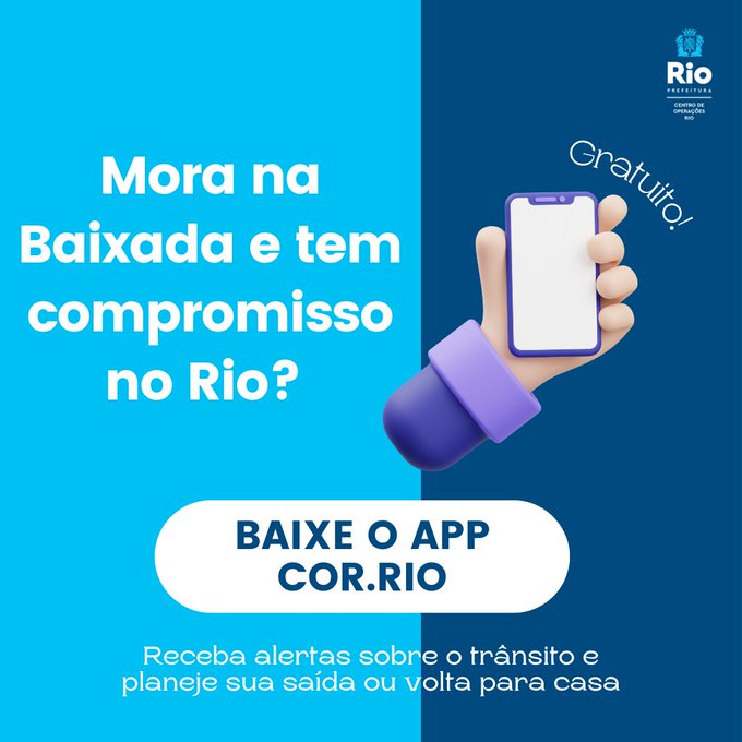 Centro de Operações Rio on X: APP