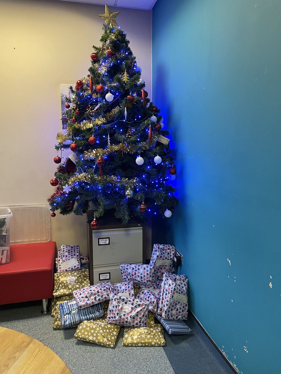 Christmas Presents under the tree ready for staff to collect. Just to show a little appreciation from the leadership team 
           🌲🎅🎁🌲🎅🎁