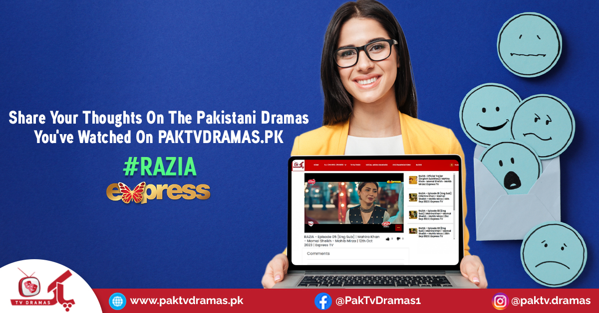 Your feedback helps us improve!
Share your thoughts on the Pakistani dramas you've watched on PAKTVDRAMAS.pk
paktvdramas.pk/RAZIA/256884.2…

#Paktvdramas #Pakistanidramas #Drama #pakistanidramaindustry #pakistanidramacelebrities #razia #express