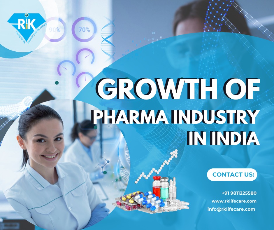 Witness the remarkable growth of India's Pharma Industry! As the sector soars to new heights, RK Lifecare Inc. stands out as a beacon of innovation and excellence. 🌐 Embracing advancements, we're dedicated to shaping a healthier future for all
@rklifecareinc 
#PharmaGrowth