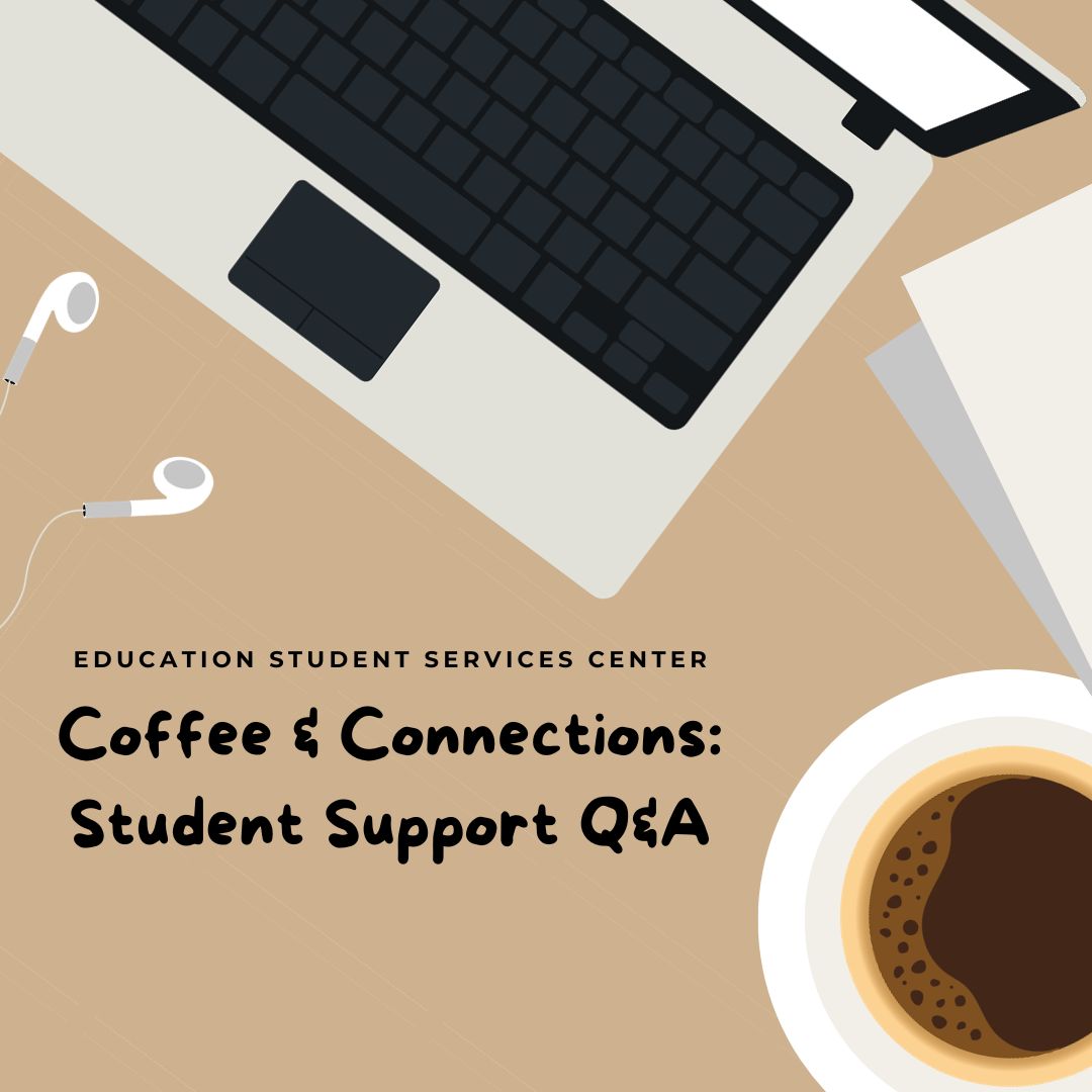 Join the COE Education Student Services Center for a virtual coffee chat! 🎓 Get your questions on S/U grading, course registration, and academic support answered. Check out the drop-in session dates and mark your calendar! ☕️📆 Visit buff.ly/3NAp7bf for more info.